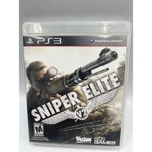 Sony Playstation 3 PS3 Sniper Elite V2 Shooter Game 2012 Complete CIB + Manual